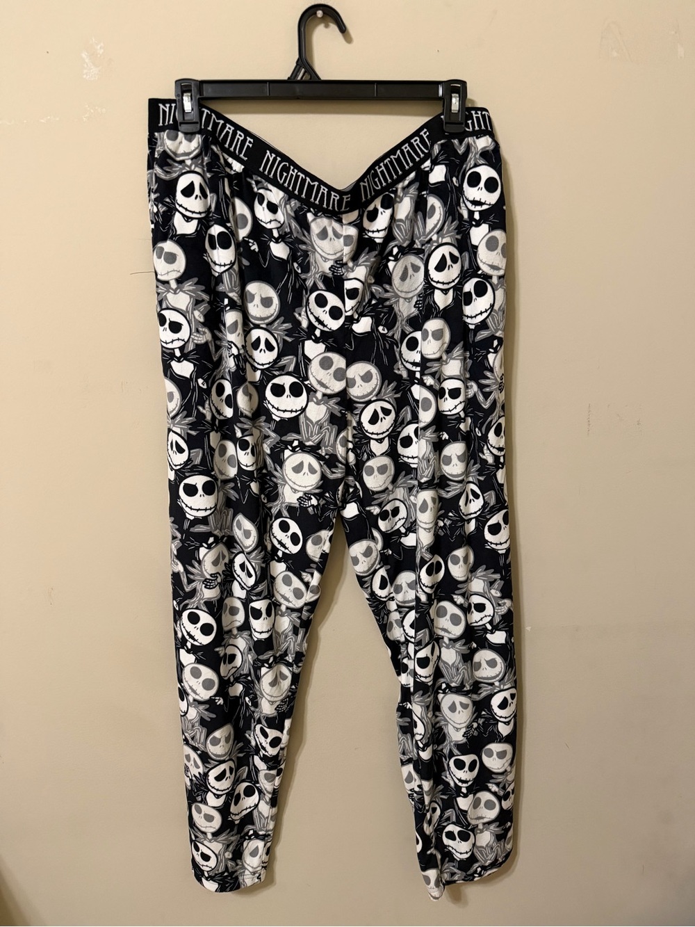 Disney Nightmare Before Christmas women’s plus 2x Lounge Pajama Pants fleece euc